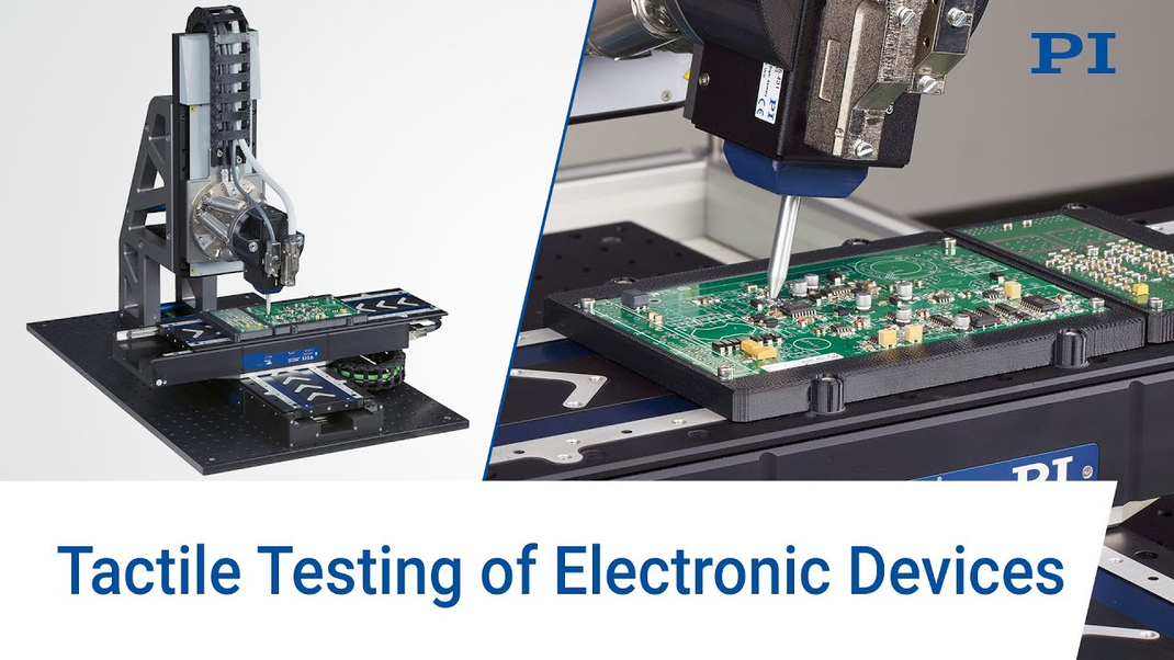 Tactile Testing of Electronic Devices